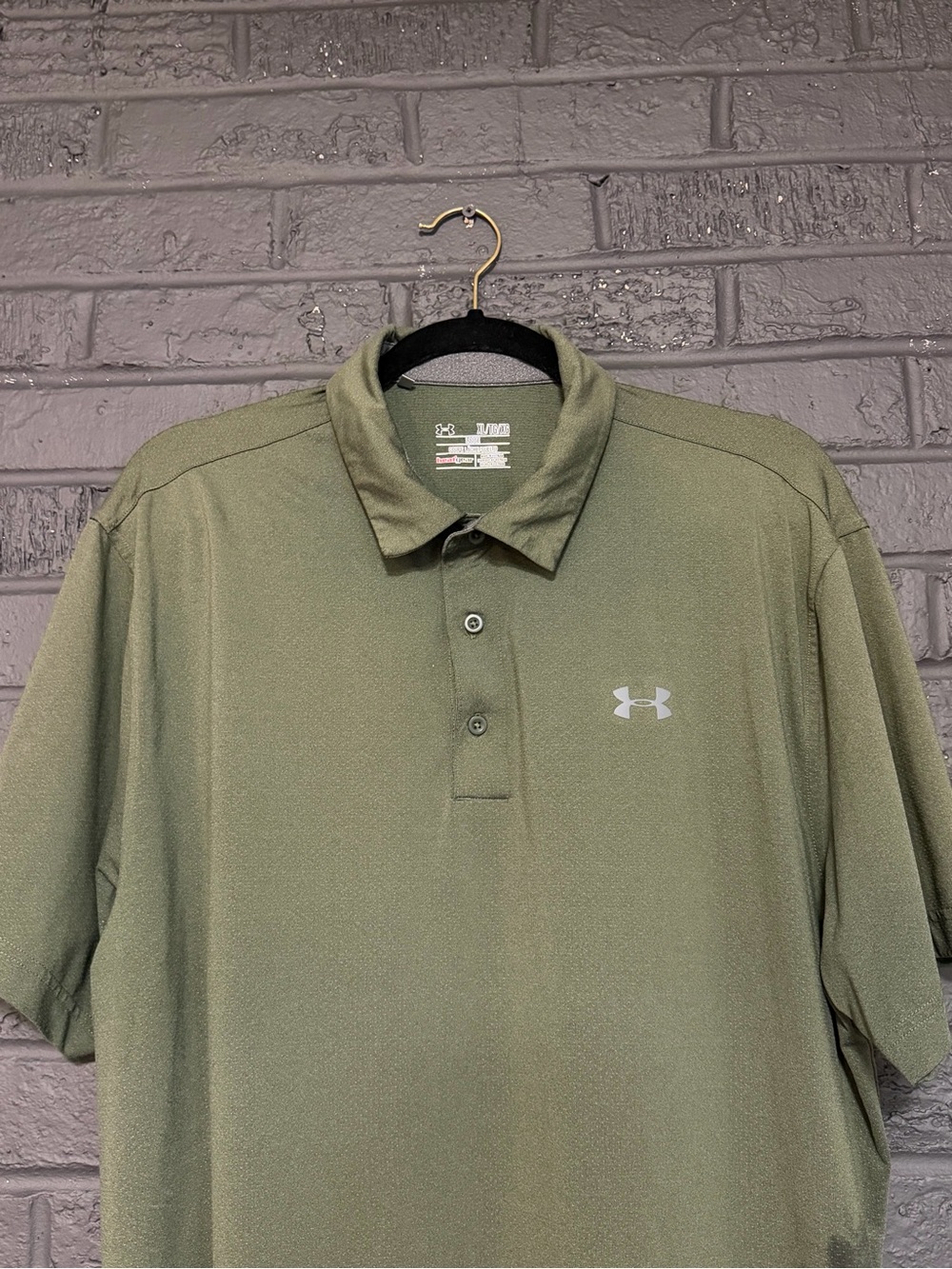Under Armour Men’s Performance Polo Shirt - Olive Green